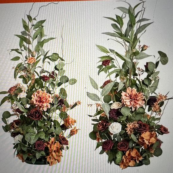 NWOT: Ling's Moments Free Standing Faux Floral Arrangements - Picture 1 of 8